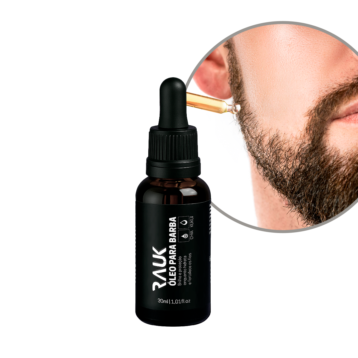 Óleo para Barba Rauk - 30ml