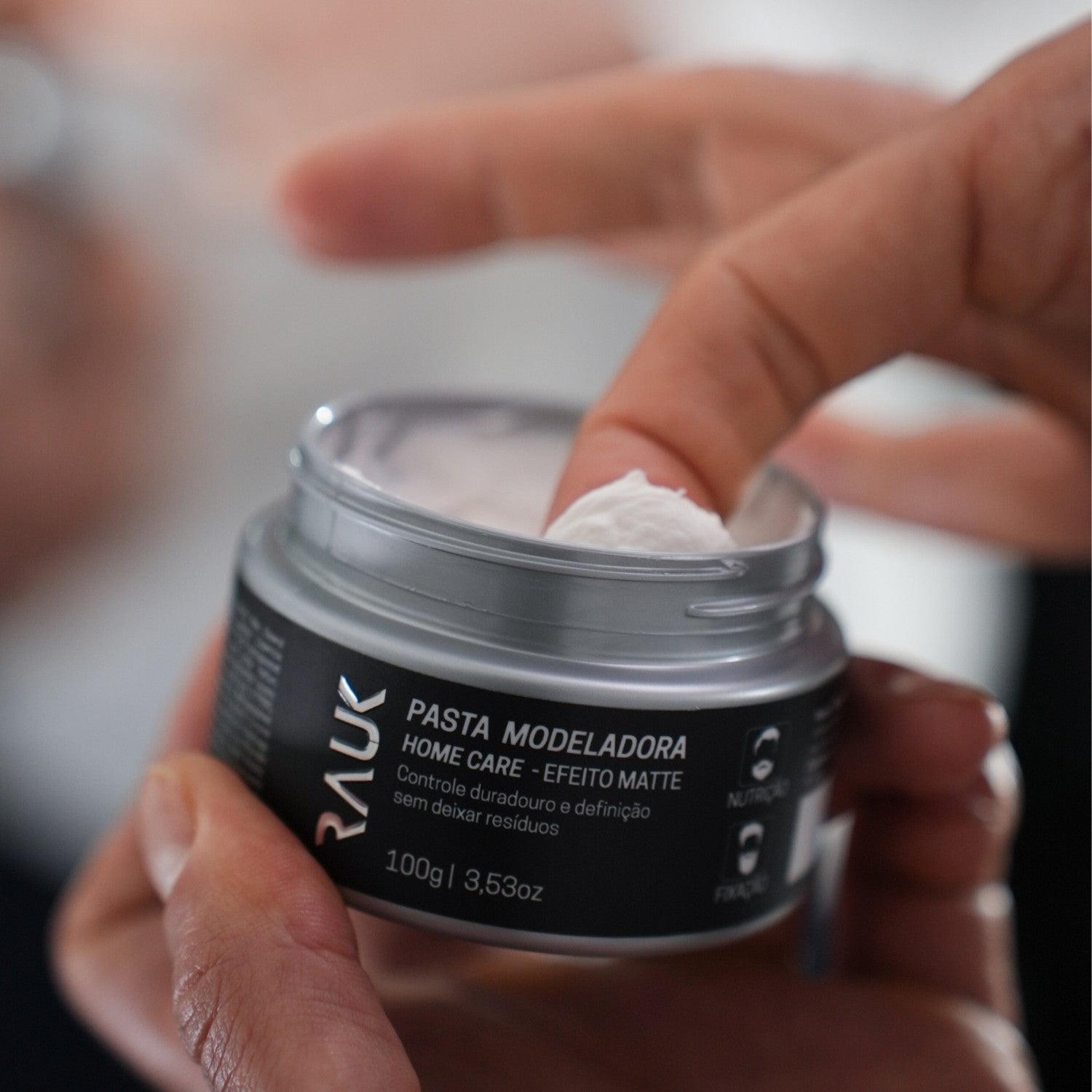 Pasta Modeladora Efeito Matte Home Care Rauk - 100g