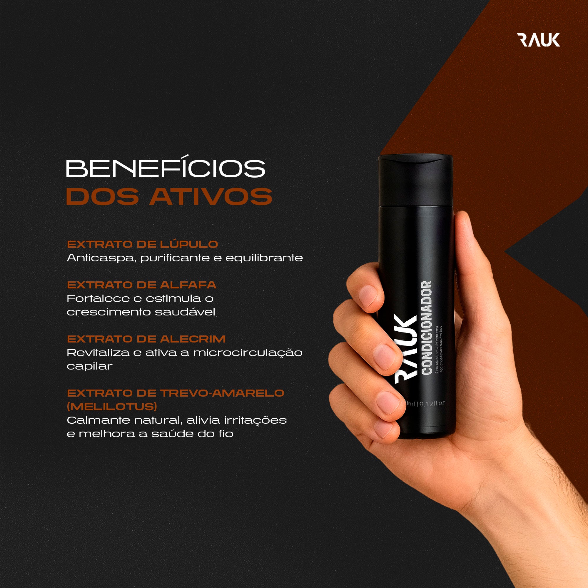 Condicionador Hidratação Profunda Rauk - 240ml