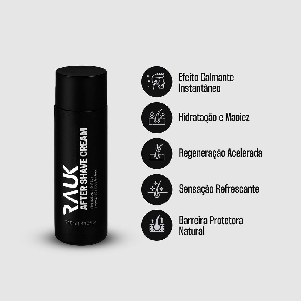 Creme Pós Barba After Shave Rauk - 240ml