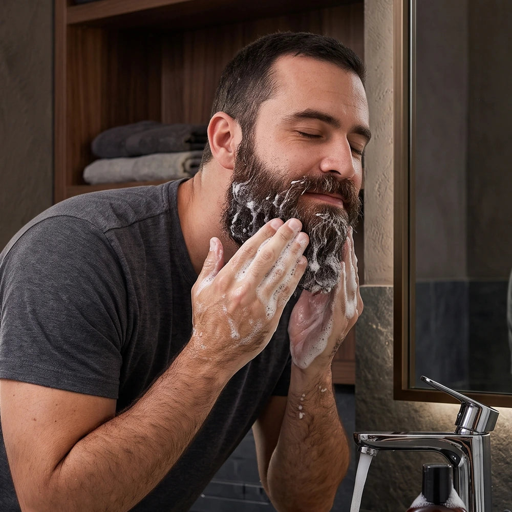 Lave a barba: